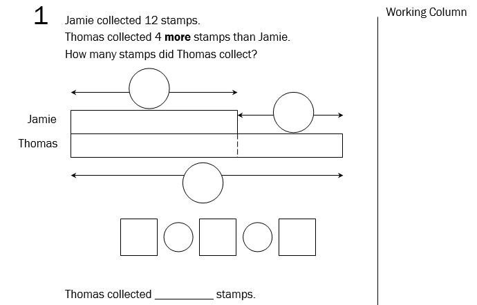 primary 1 maths - comparison model- TLL